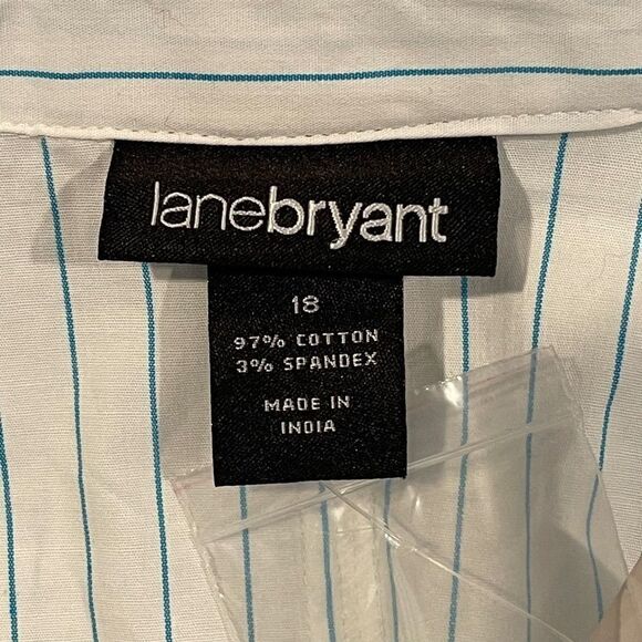 LANE BRYANT Ruffle Blouse Size 18 NWT - Picture 9 of 11